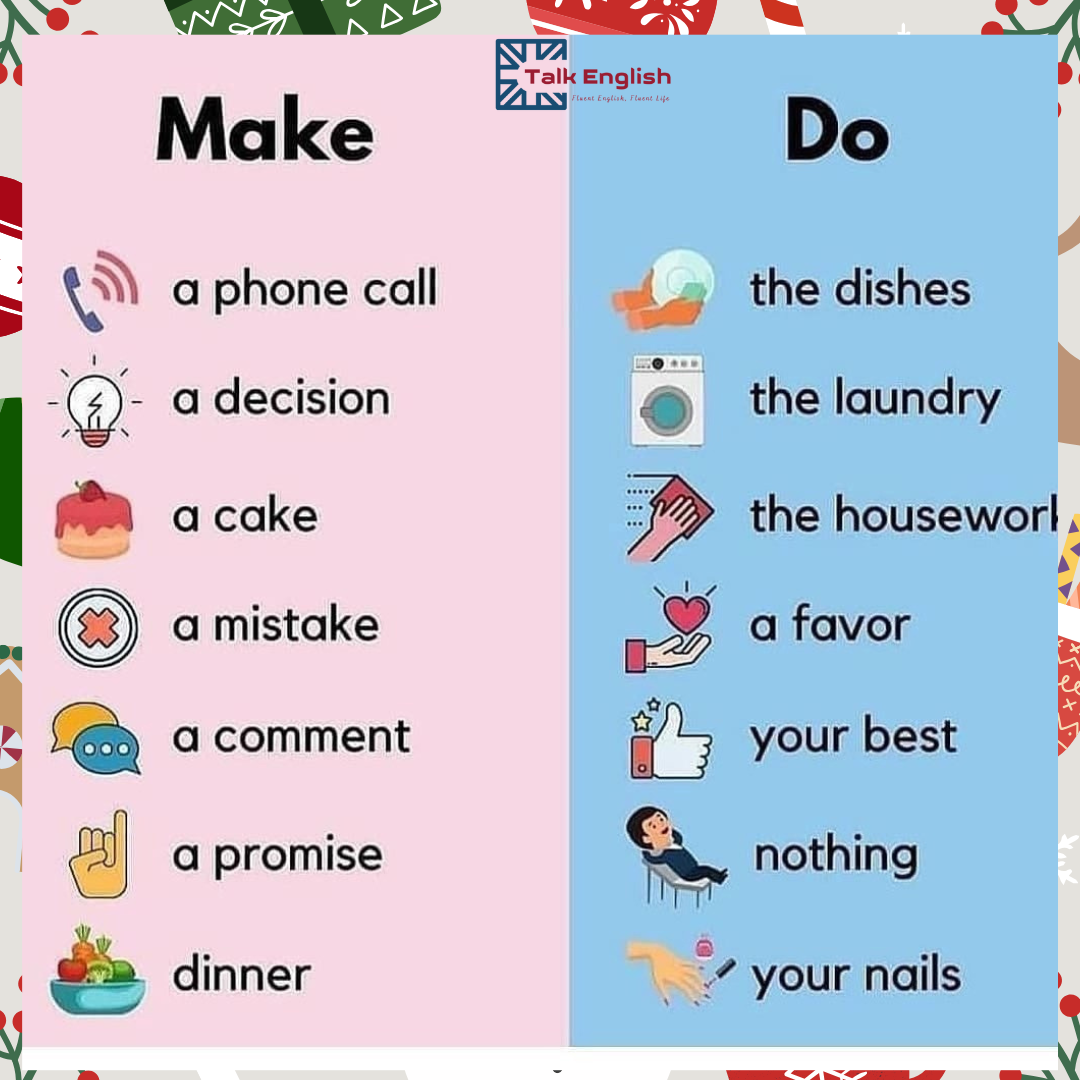 Phân biệt giữa DO và MAKE dễ hiểu nhất